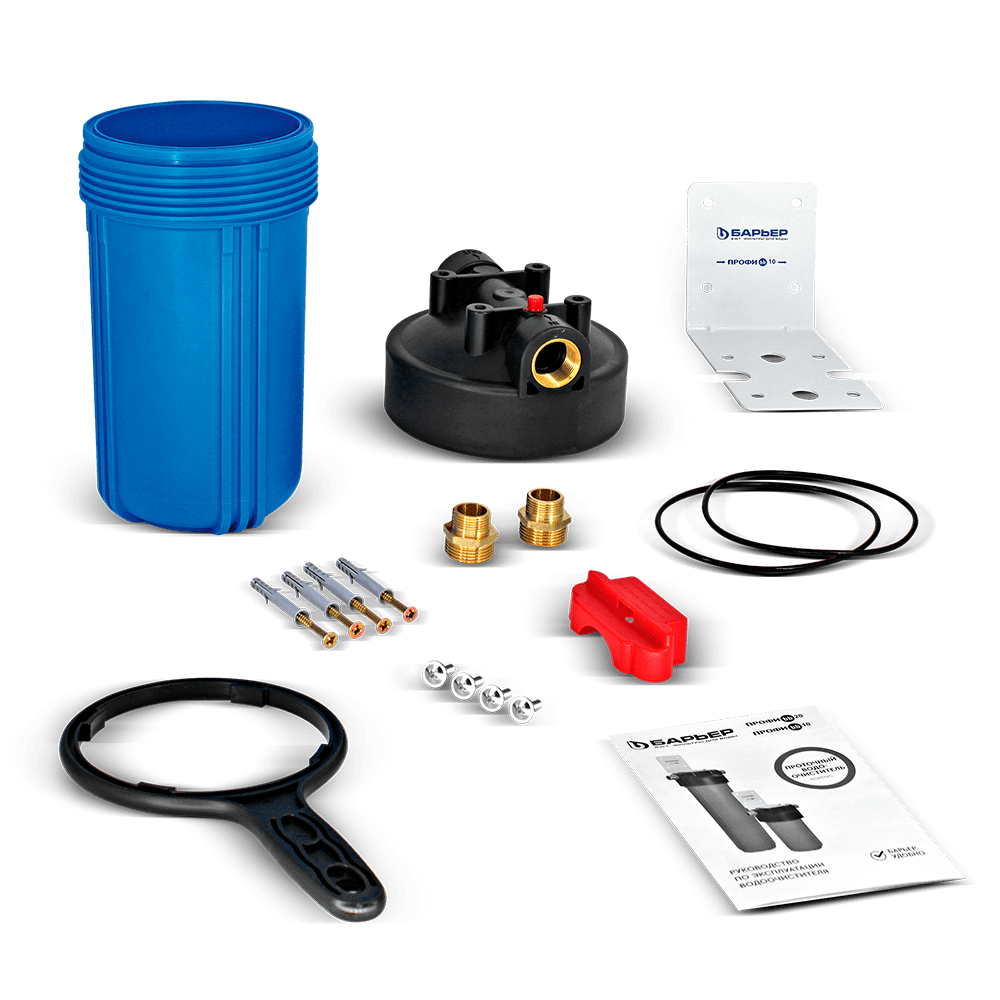 Фильтр магистральный Барьер Big Blue 10 вход 1 (без картриджа) Н460Р01 СНЯТО