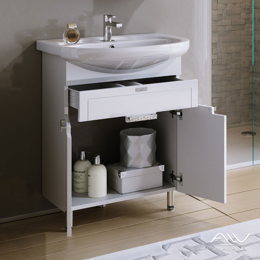 Тумба "VITTORIA - 65" под рак. Элеганс 65 белый Alavann