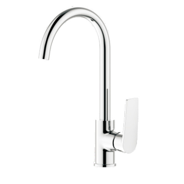 70587HB Смеситель Кухня HAIBA шар. d-35 (нержавейка)