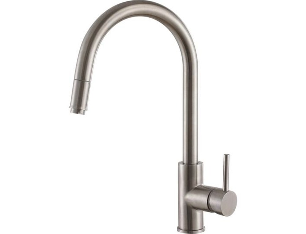 70304-5HB Смеситель Кухня HAIBA шар. d-35 (нержавейка)