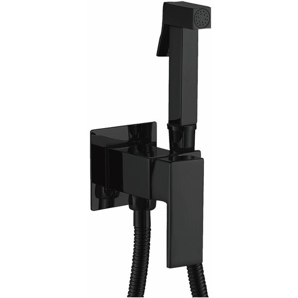 5512-7HB Смеситель Гигиенический душ HAIBA шар. d-35 черный