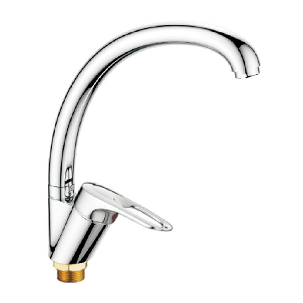 4104-2HB Смеситель Кухня HAIBA шар. d-40 МАКСИ с гайкой хром