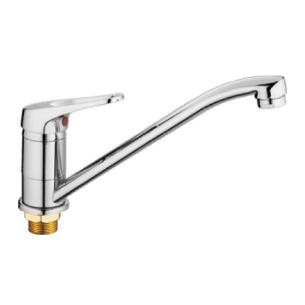 4913HB Смеситель Кухня HAIBA шар. d-35 с гайкой хром