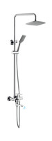 2402HB Душевая система HAIBA шар. d-35 с верхним душем и ручной лейкой хром