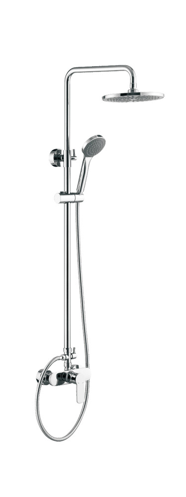 2411HB Душевая система HAIBA шар. d-35 с верхним душем и ручной лейкой хром