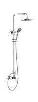 2411HB Душевая система HAIBA шар. d-35 с верхним душем и ручной лейкой хром