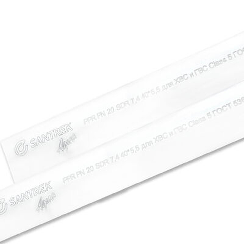 Труба  20 PN 20 (толщ.стенки 3,4 мм) PP-R SANTREK AQUA