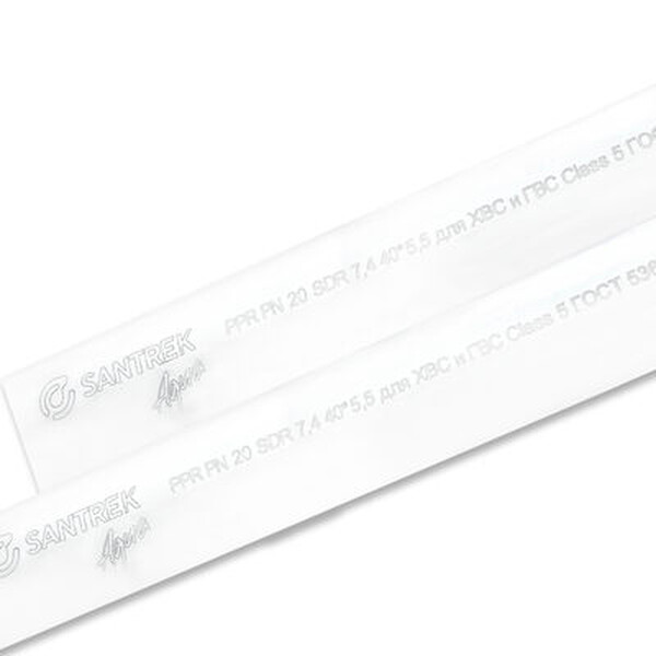 Труба  20 PN 20 (толщ.стенки 3,4 мм) PP-R SANTREK AQUA