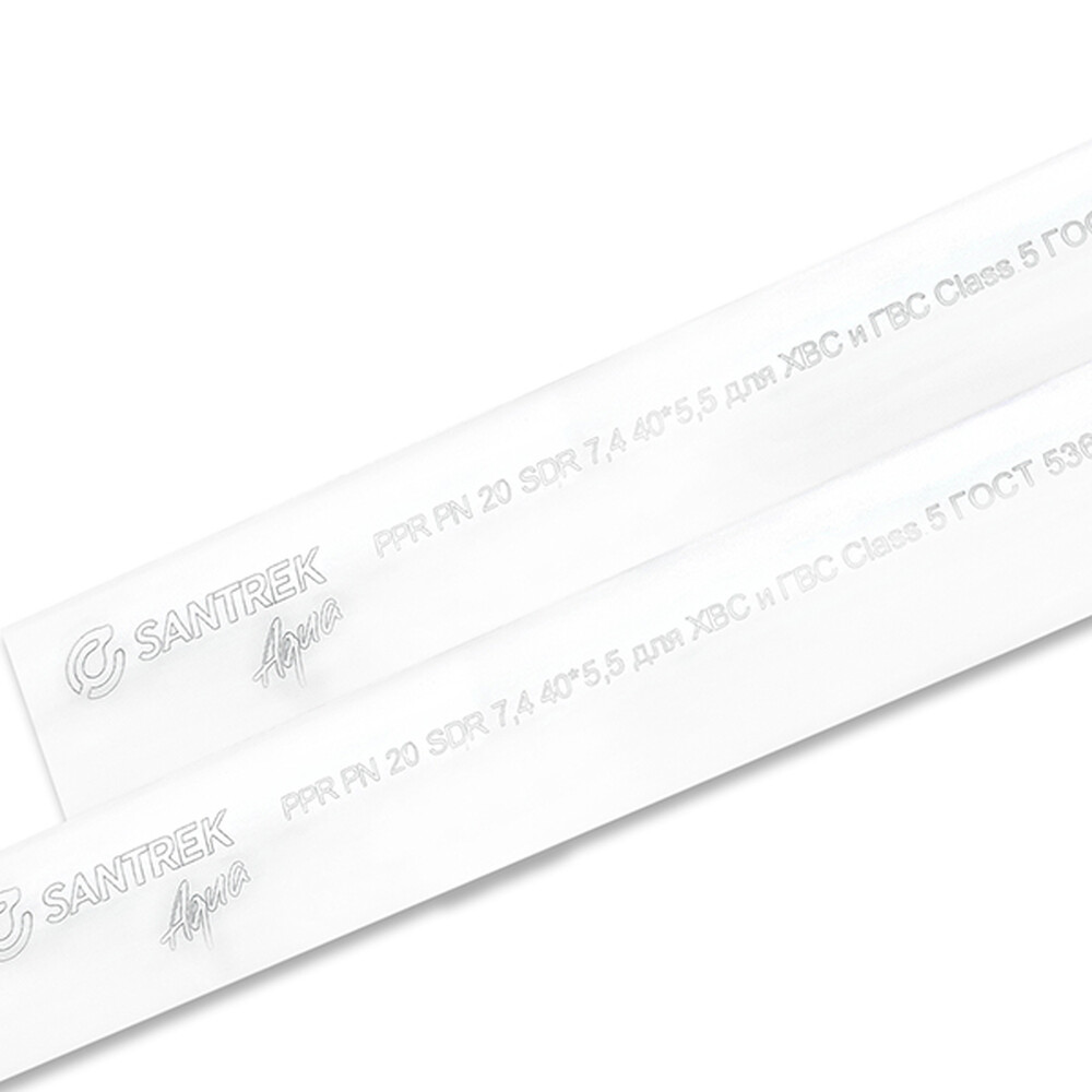 Труба  25 PN 10 (толщ.стенки 2,3 мм) PP-R SANTREK AQUA