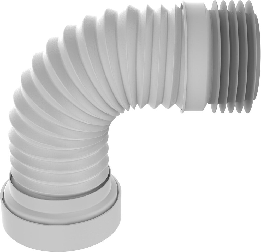 T918-24-MR Удлинитель гибкий для унитаза армированный Aquant 230-360 мм