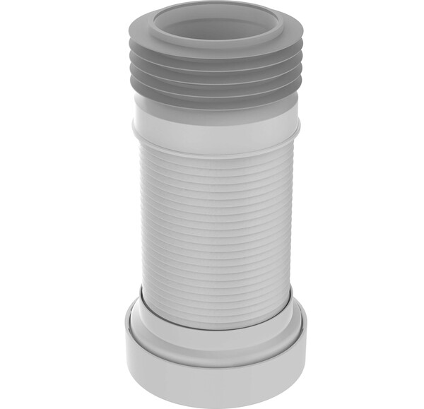 T928-18-MR Удлинитель гибкий для унитаза армированный Aquant 280-560 мм