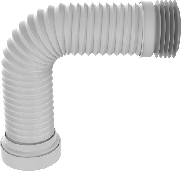 T928-18-MR Удлинитель гибкий для унитаза армированный Aquant 280-560 мм