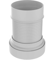 T911-27-MR Удлинитель гибкий для унитаза армированный с фановым выпуском Aquant 110мм, 200-340 мм