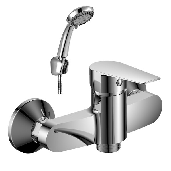 Cмеситель Душ шар d35, хром ROSSINKA S35-41