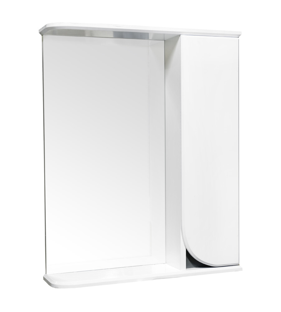 Зеркало-шкаф SANTREK HOME "Сура-55" (Белый) 550х700х150