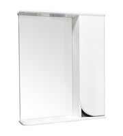 Зеркало-шкаф SANTREK HOME "Сура-55" (Белый) 550х700х150