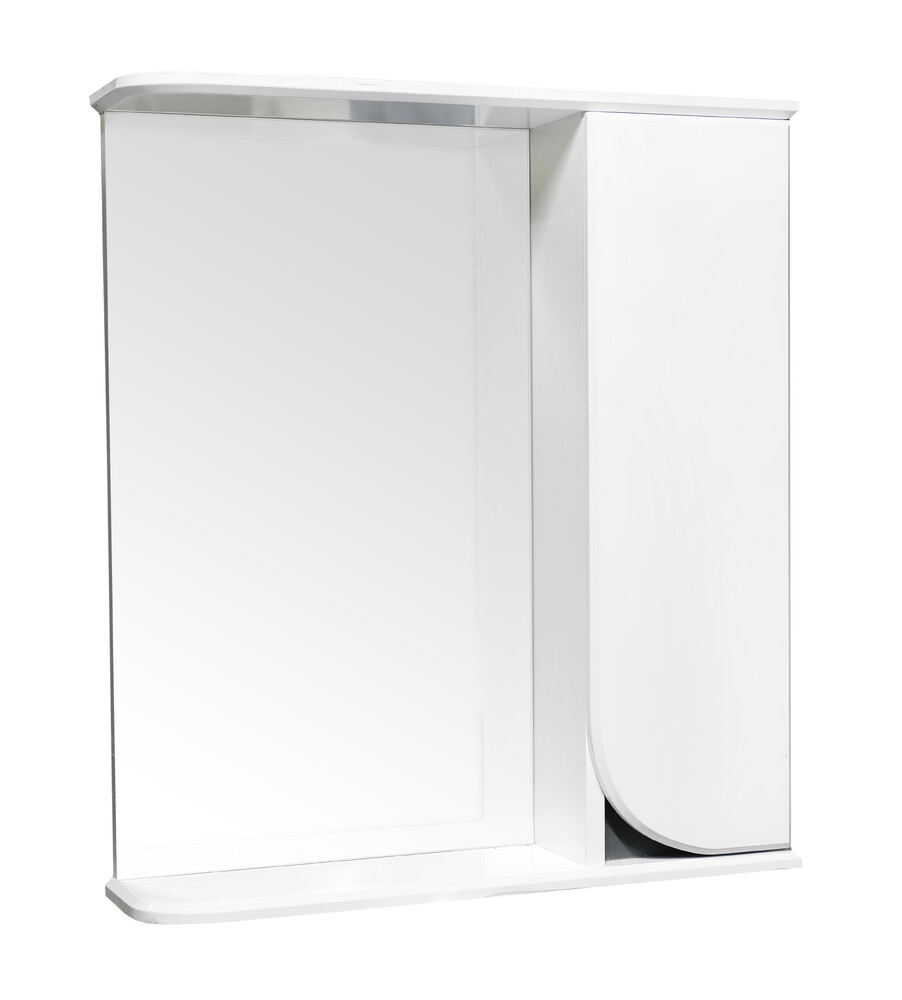 Зеркало-шкаф SANTREK HOME "Сура-60" (Белый) 600х700х150 
