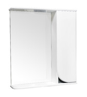 Зеркало-шкаф SANTREK HOME "Сура-60" (Белый) 600х700х150 