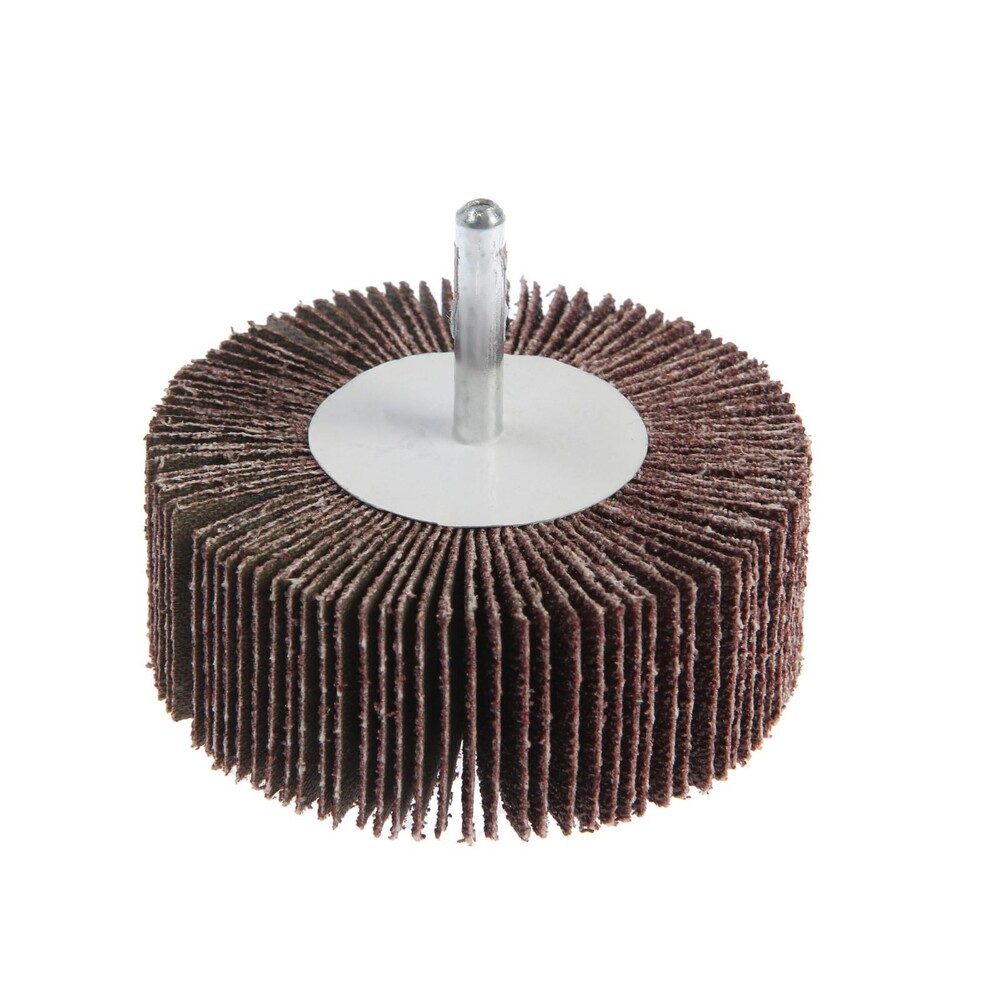 Круг лепестковый радиальный ТУНДРА, 80 х 30 х 6 мм, Р60 1875469