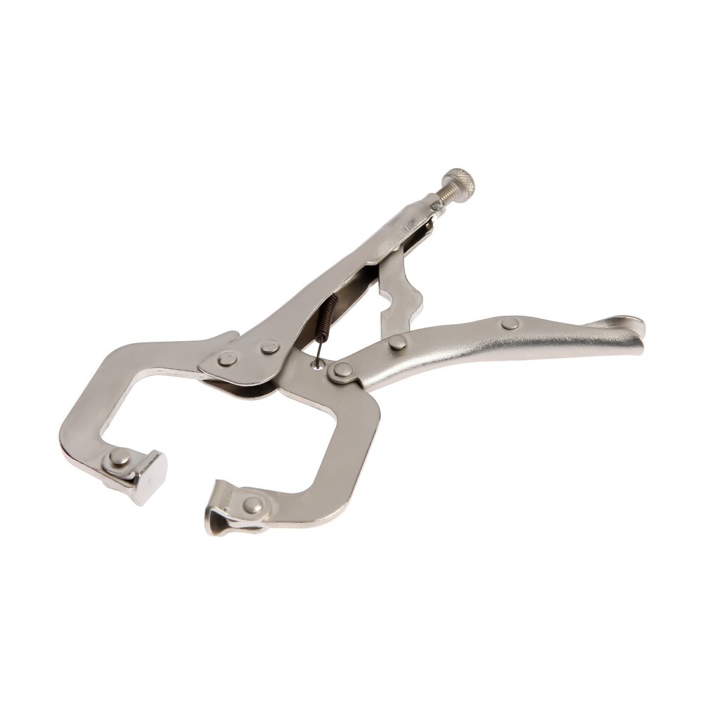 Зажим ручной ТУНДРА, точечный захват, подвижные губки, с фиксатором, 150 мм 4726217