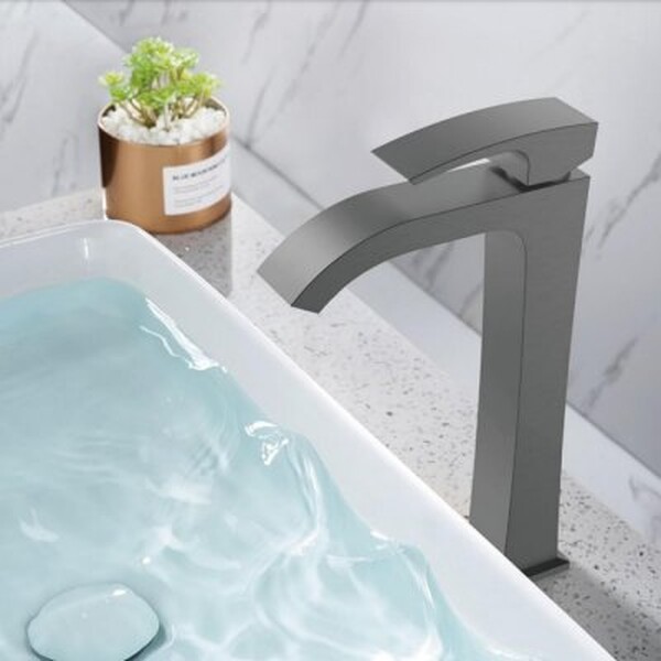 G1007-89 Смеситель Тюльпан GAPPO Высокий,.шар.d-35 (оружейная сталь)