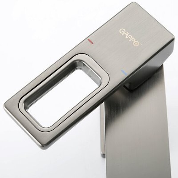 G1017-9 Смеситель Тюльпан GAPPO d-35 (оружейная сталь)