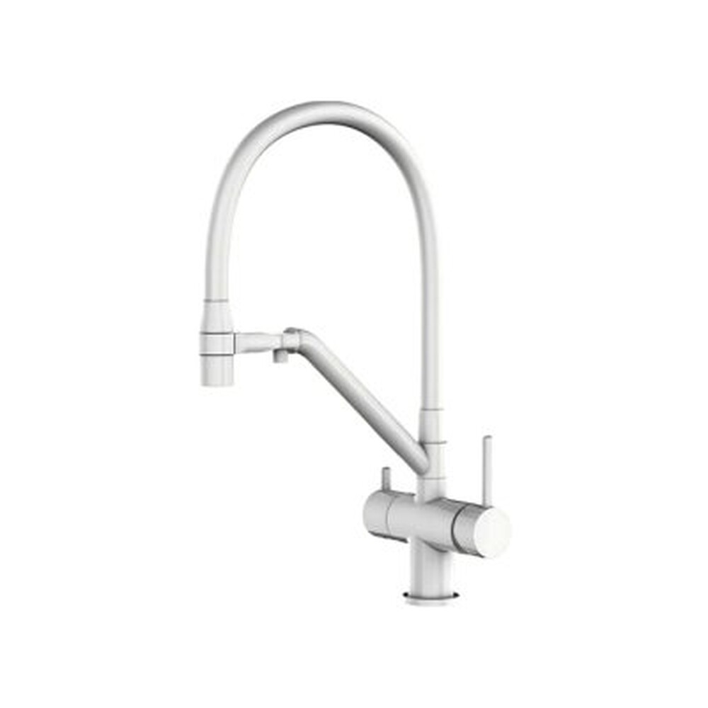 G4398-88 Смеситель Кухня GAPPO с подключением  фильтра питьевой воды. (белый)