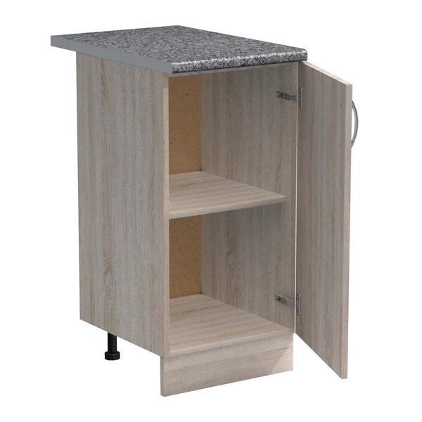 Рабочий стол 40 цвет Дуб сонома столешница Гранит SANTREK HOME (ЛДСП)