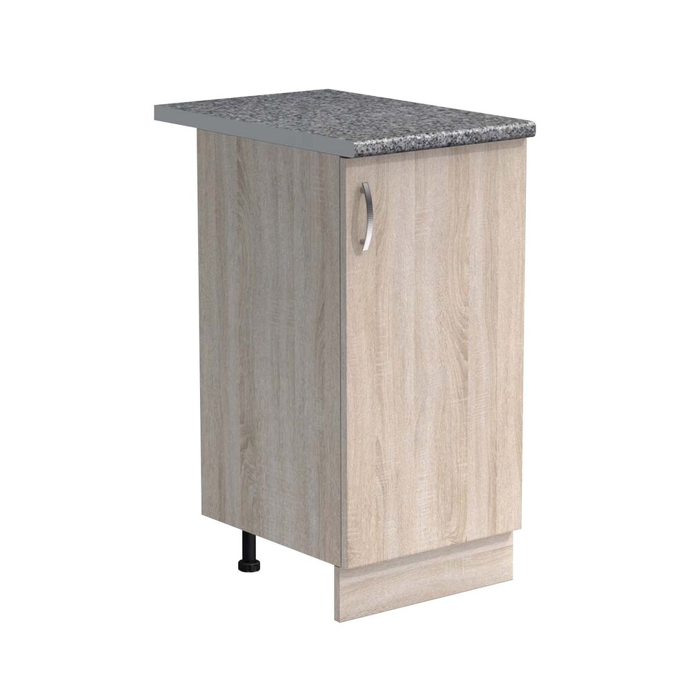 Рабочий стол 40 цвет Дуб сонома столешница Гранит SANTREK HOME (ЛДСП)