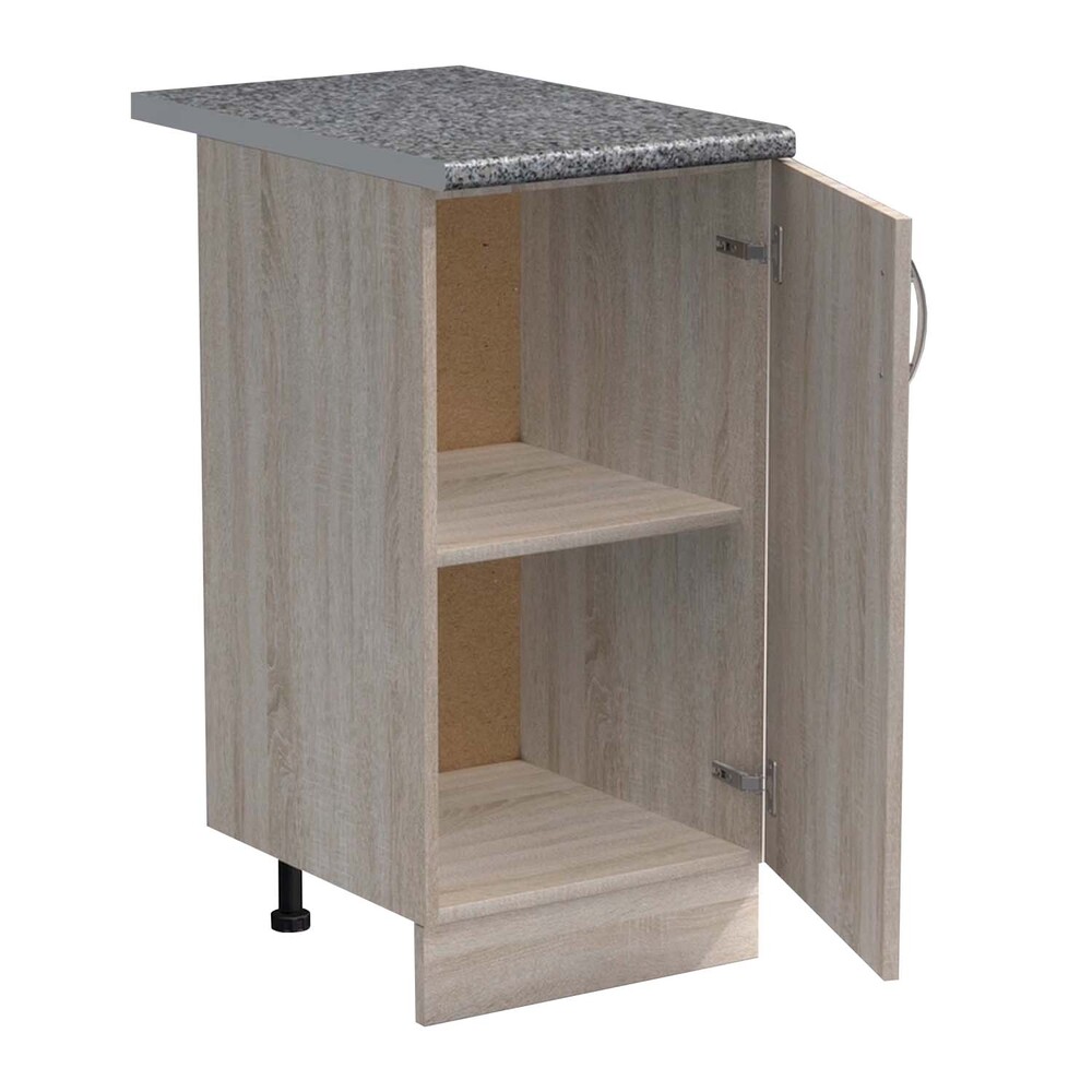 Рабочий стол 50 цвет Дуб сонома столешница Гранит SANTREK HOME (ЛДСП)