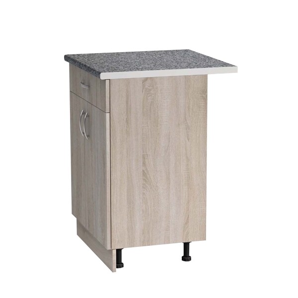 Рабочий стол 60 цвет Дуб сонома (1 ящик) столешница Гранит SANTREK HOME (ЛДСП)