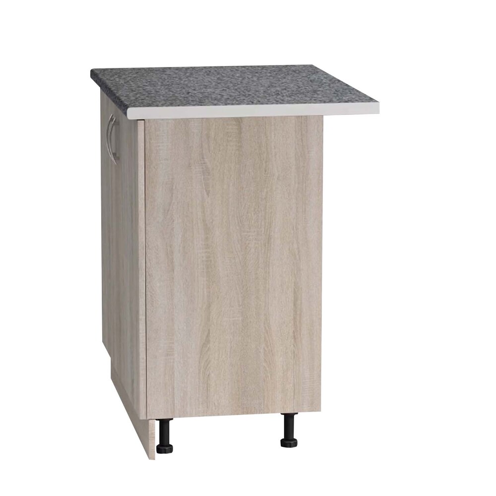 Рабочий стол 60 цвет Дуб сонома столешница Гранит SANTREK HOME (ЛДСП)