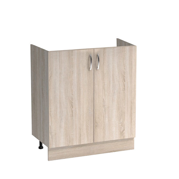 Тумба 60*60 цвет Дуб сонома (2 дверцы) SANTREK HOME (ЛДСП)