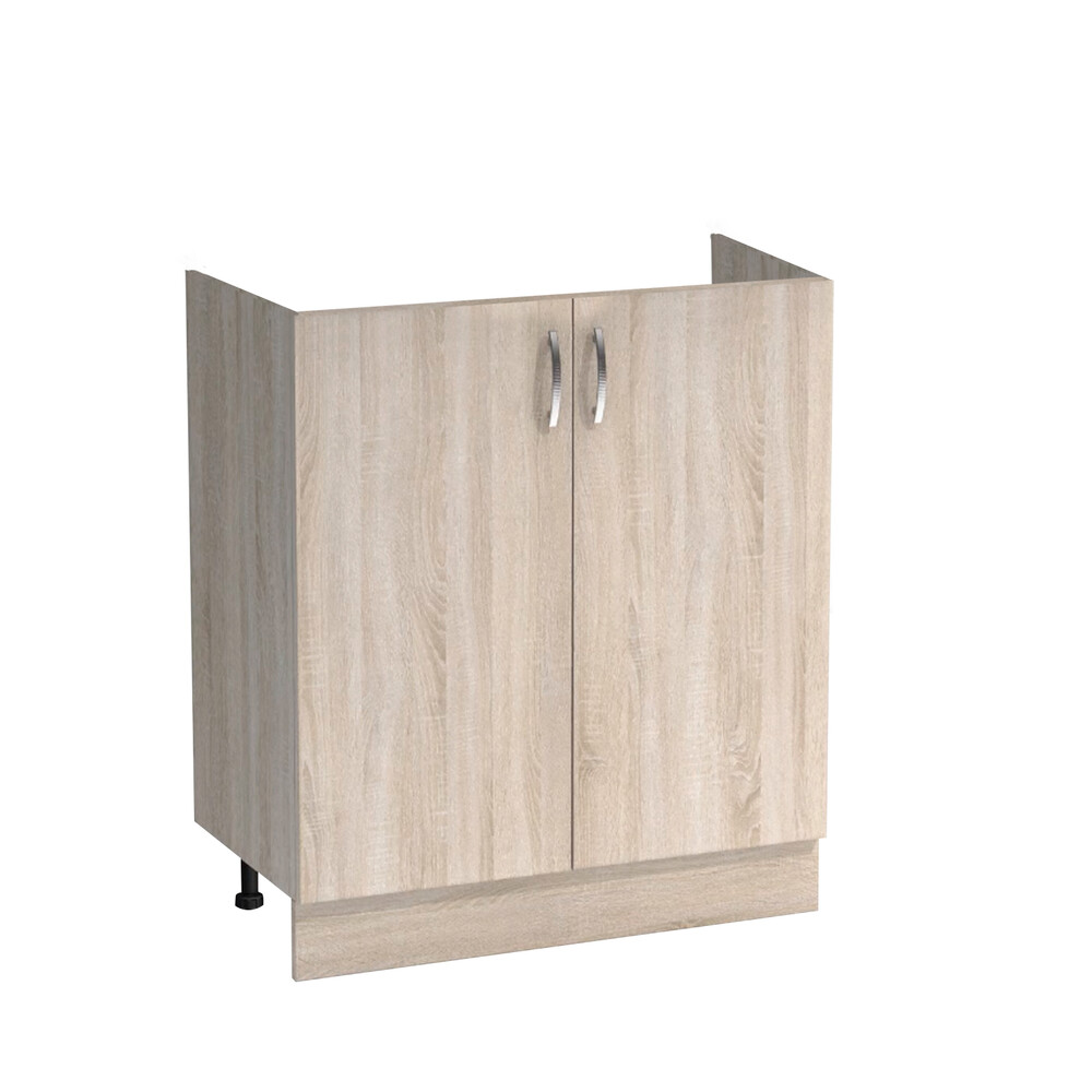 Тумба 80*50 цвет Дуб сонома (2 дверцы) SANTREK HOME (ЛДСП)