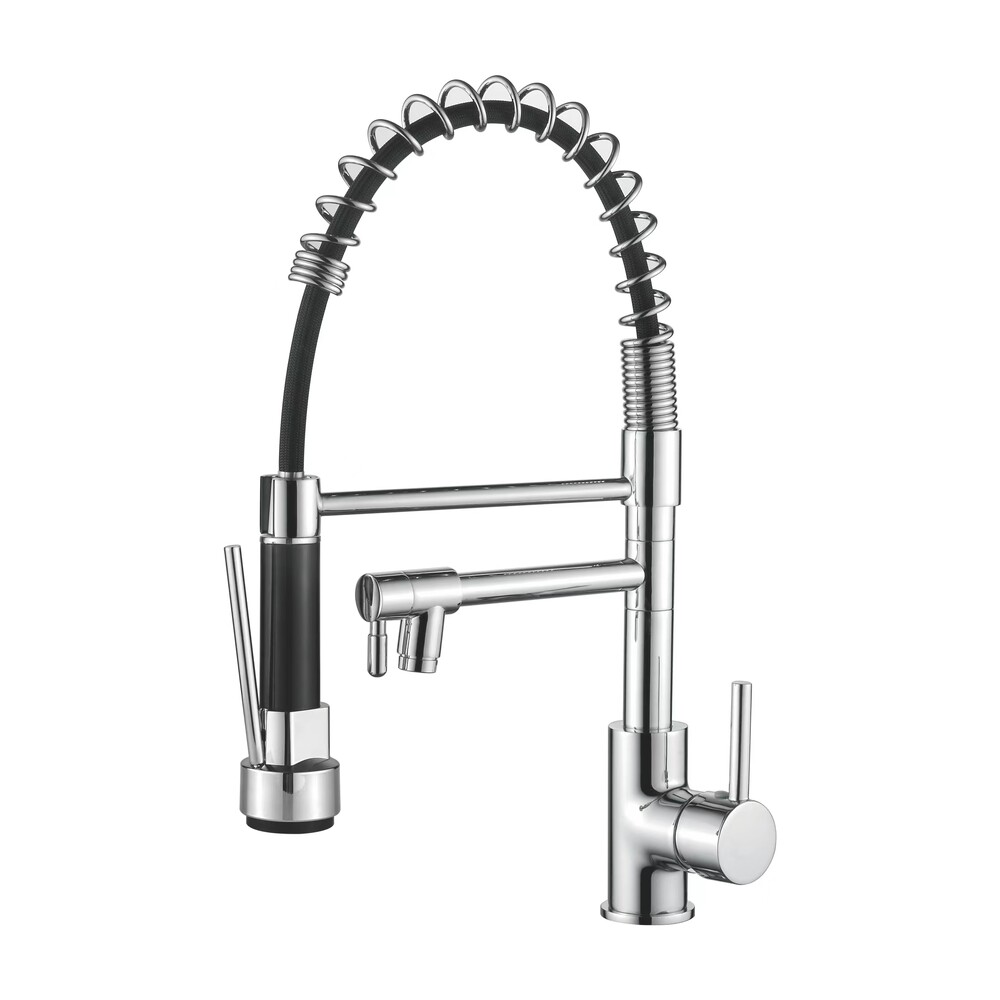  4799 Смеситель Кухня LEDEME Многофункциональный, на гайке, хром   ЦЕНА СНИЖЕНА !!!