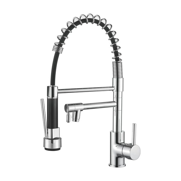  4799 Смеситель Кухня LEDEME Многофункциональный, на гайке, хром   ЦЕНА СНИЖЕНА !!!