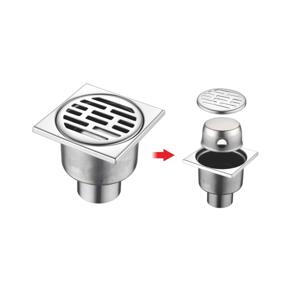 50 трап прямой 10х10 LEDEME (L83-1) металл