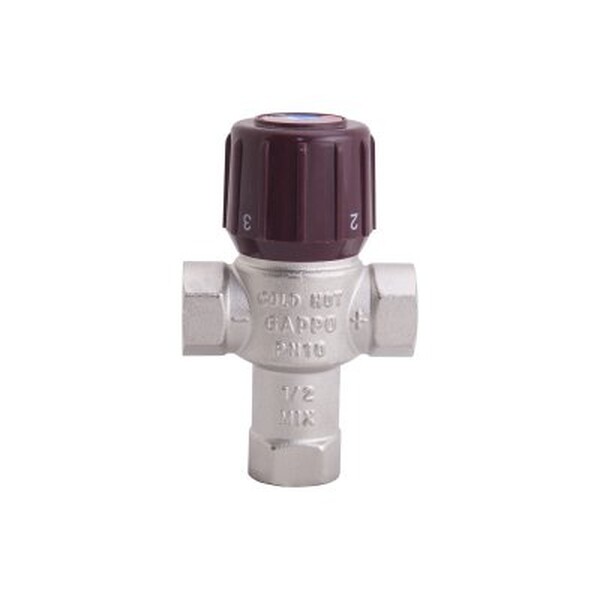 Термосмеситель 3-ход. 3/4" GAPPO (42-60 гр.) G1445.05   для ГВС   СНИЖЕНА ЦЕНА !!! 