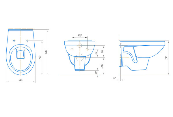 Унитаз ПОДВЕСНОЙ Rosa "РИО" Люкс Белый, Микролифт (г.Киров)