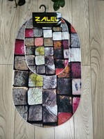 Коврик универс. 2 предм. DECORATIVE цифровая печать 60х100 БЕЗ бахромы ОВАЛЬНЫЕ, МИКС