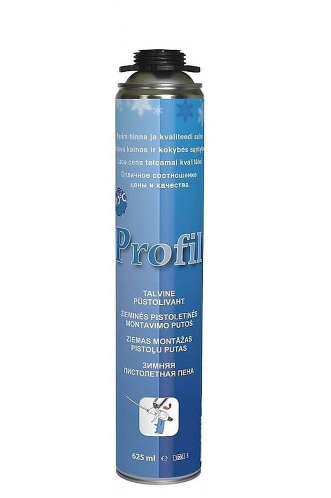 Монтажная пена SOUDAL пистолетная Профиль зимняя 12*625 мл (арт.114999) АКЦИЯ