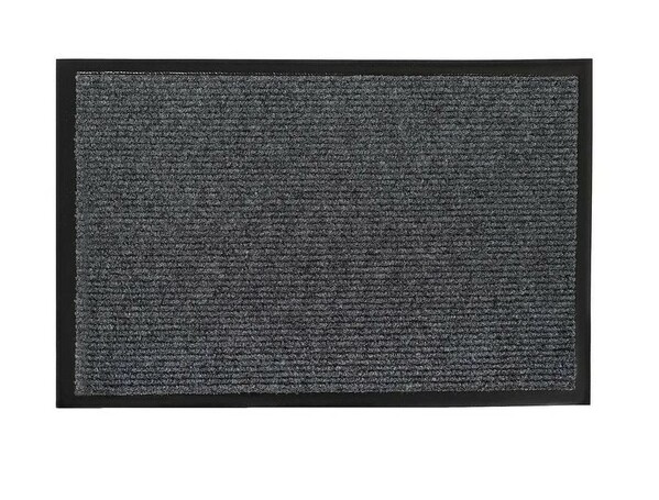 Коврик придверный влаговпитывающий "КОМФОРТ" 40*60 серый