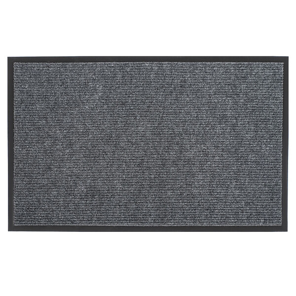 Коврик придверный влаговпитывающий "КОМФОРТ" 50*80 серый