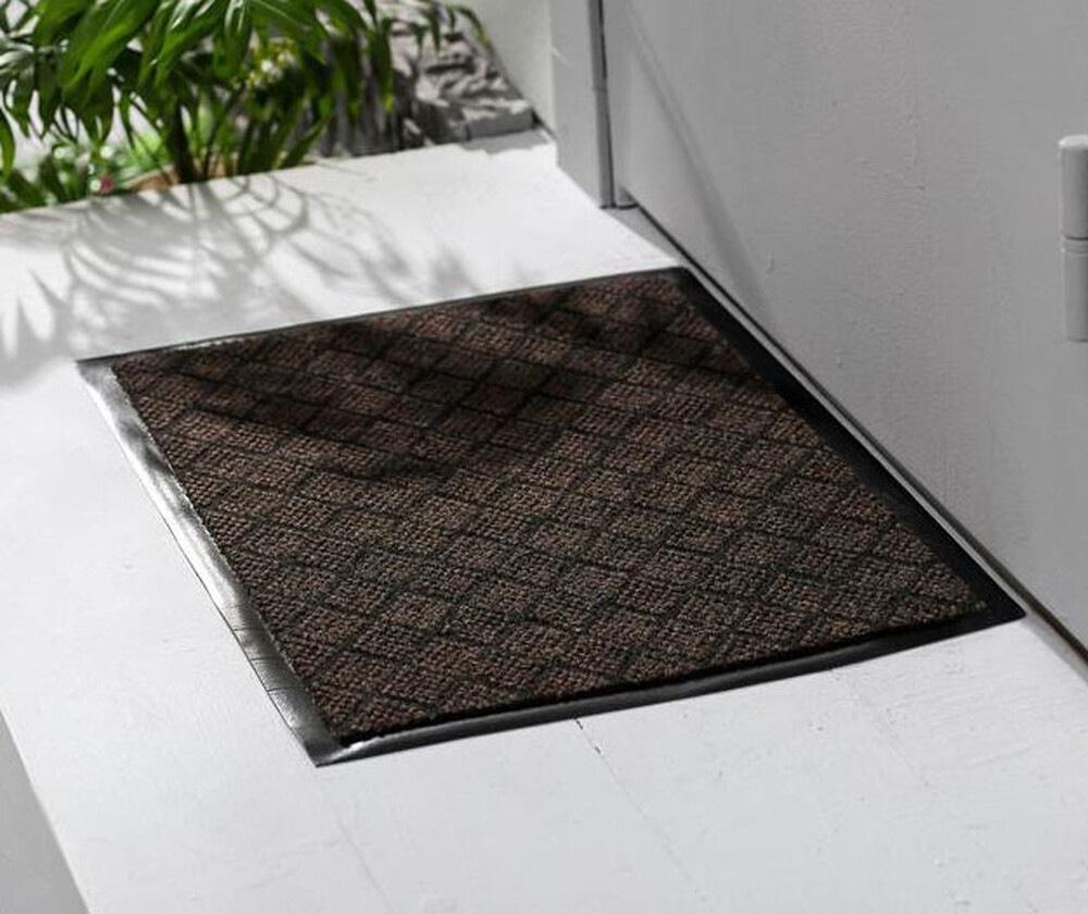 Коврик придверный влаговпитывающий "ГАЛАНТ/КРАФТ" 40*60 серый