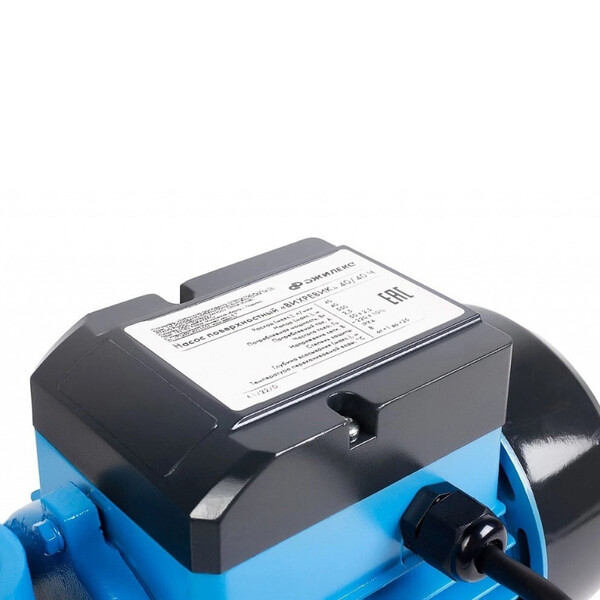 Насос поверхностный ДЖИЛЕКС ВИХРЕВИК 40/40 Ч (550 Вт, 40 л/мин, глубина всасывания 8 м, выс. подъема 40 м, чуг корп.) "ХИТ" 3100