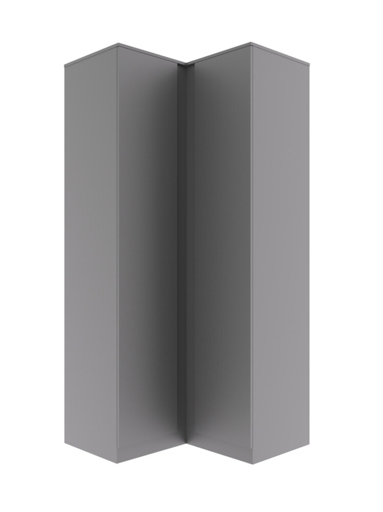 МС Мори Шкаф угловой МШУ 960.1/940 Графит (3 места)