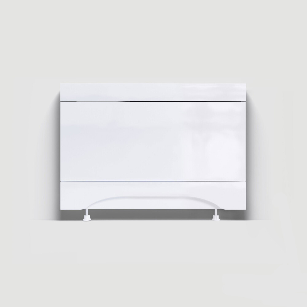 Экран под ванну МДФ торцевой 0,7 Soft (левый) Белый Alavann