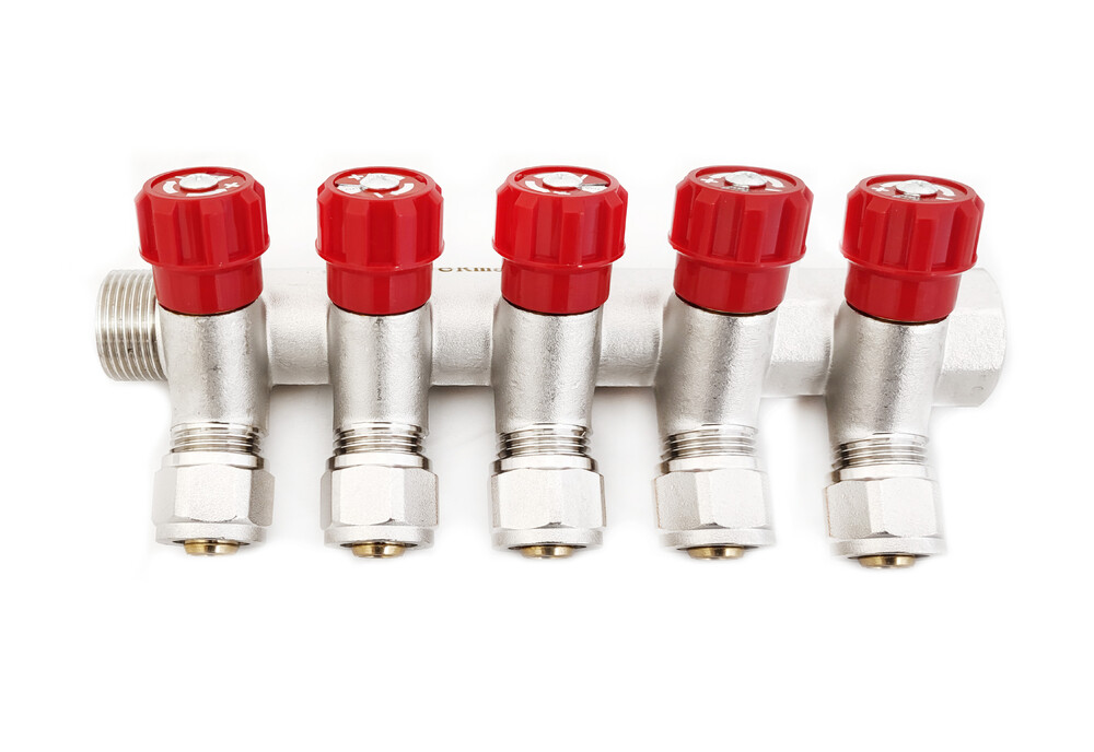 Коллектор 1" 5 ВЕНТИЛЕЙ*16