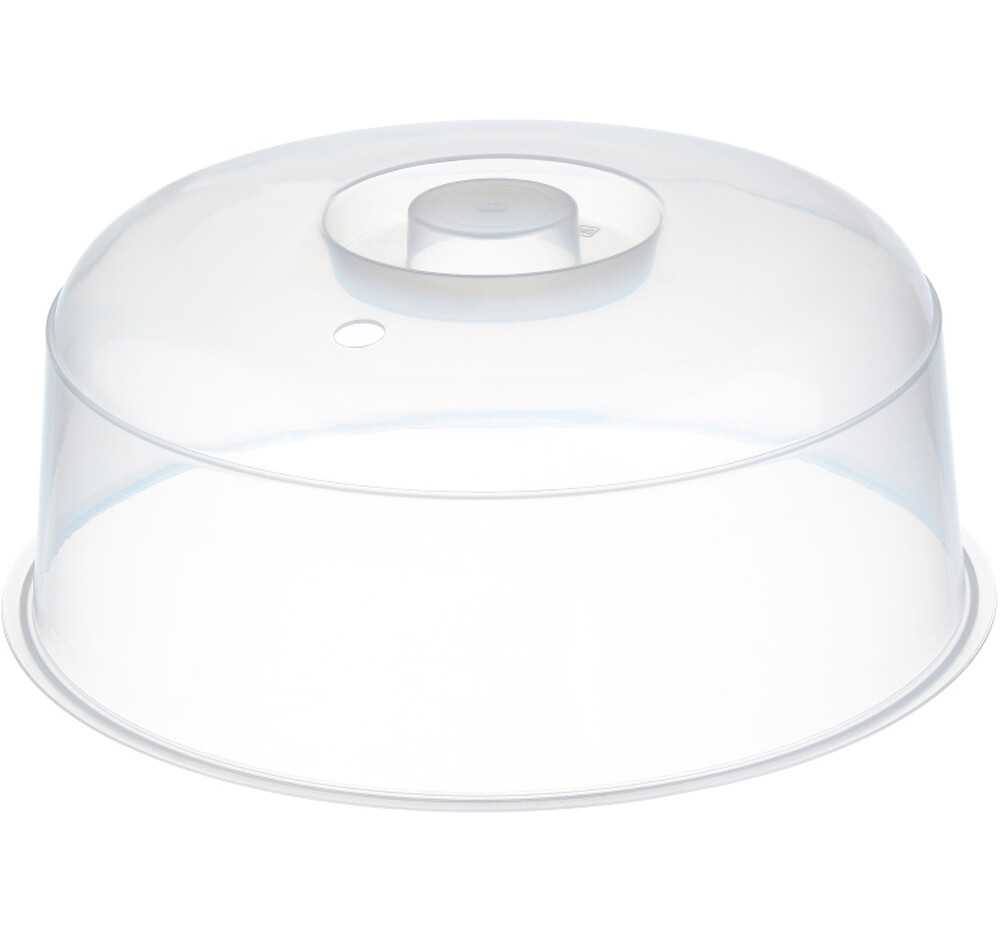 Крышка д/разогрева пишевых продуктов в СВЧ d.24,5 см прозр. 25х11х25см ("М-пластика") (М 1415) 