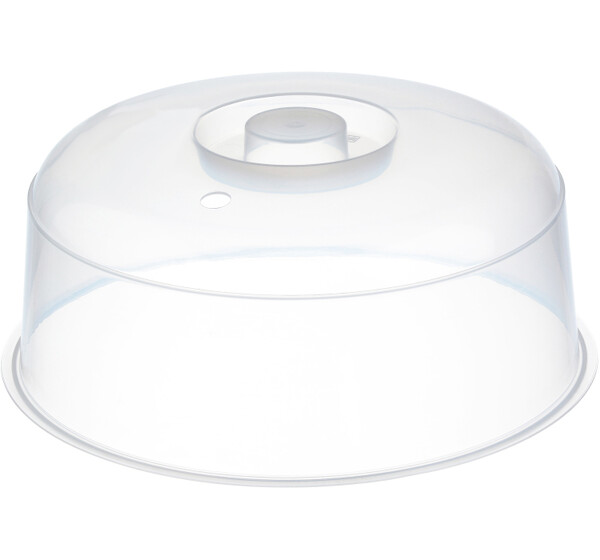 Крышка д/разогрева пишевых продуктов в СВЧ d.24,5 см прозр. 25х11х25см ("М-пластика") (М 1415) 